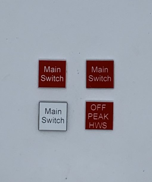50 pack Top up kit Main Switch,Main Isolator or Off Peak HWS Make